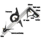 Multifunktionales Kombinations-Winkelmesser-Set, machen Sie die Arbeit effizienter! 💼🏃‍♂️